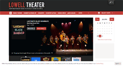 Desktop Screenshot of lowelltheater.com